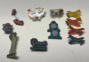 2011 Odyssey of the Mind NY NYC Theme 12 Pin Set Collectible Lot, Beaver Raccoon - Picture 1 of 8