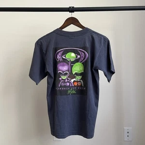 Vintage 90s No Rules Alien Funny Humor Space Comedy Youth XL Faded Tee - Picture 1 of 6