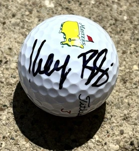 KEEGAN BRADLEY SIGNED Masters Logo Golf Ball - Picture 1 of 1