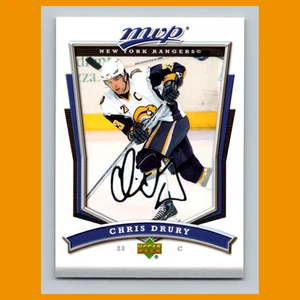 Tarjeta de hockey Chris Drury #245 2007-08 Upper Deck MVP New York Rangers NHL - Imagen 1 de 3