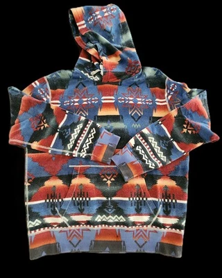 Moletom com capuz Polo Ralph Lauren sudoeste asteca estampa de farol Serape masculino - Imagem 1 de 4