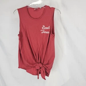Camiseta sin mangas Junk Food Good Times con lazo delantero para mujer talla mediana Disney - Imagen 1 de 5