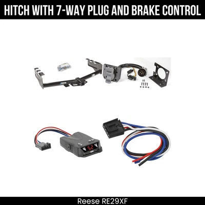 Hitch Tow PKG+ 制动控制 适用于 99-13 Silverado Sierra 1500 HD 2500LD 经典 — 第 1/4 张图片