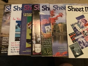 #6 Lot of  7 Sheet Music Magazine  2000s - Picture 1 of 8