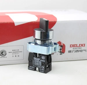 10PCS NEW DELIXI LAY5S-BD21 LAY5SBD21 PUSHBUTTON SWITCHES BLACK 1NO BRAND - Picture 1 of 5