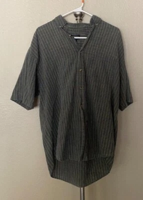 Cambridge Classics Mens Short Sleeve Green Button Up Shirt Size Large  - Image 1 of 2