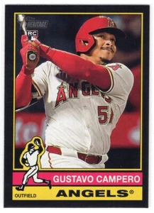 Gustavo Campero 2025 Topps Heritage Black Border SP RC #339 - Los Angeles Angels - Picture 1 of 1