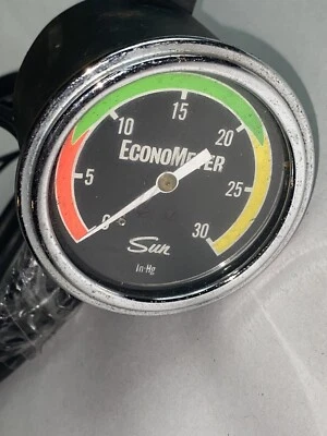 Vintage Chevy Sun vacuum gauge 2-5/8” rare Buick Olds Ford 60’s Hot Rod Large GM - Image 1 of 4