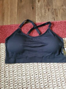 Seamless Padded Bralette Crop Tank Crop Top Racerback Layering Cami Bra - Picture 1 of 2