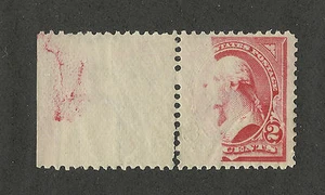 US 279B @ (1897) 2c, montado sin montar o nunca montado, efo: falta 1/2 color {ESCASO} - Imagen 1 de 3