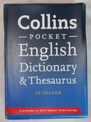 Collins Pocket Dictionary & Thesaurus in Colour. Harper Collins. 2012. - Image 1 of 4
