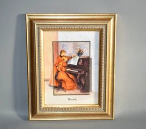 Goebel Artis Orbis Bild Porzellanmalerei Auguste Renoir Jennes filles Piano /#B4 - Bild 1 von 5