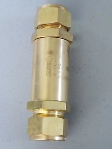 Nupro Swagelok B-12C-1/3 Messing Teller Rückschlagventil fester Druck 3/4" 1 psig - Bild 1 von 3