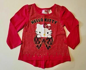 Hello Kitty T Shirt Long Sleeve Top Toddler size 2T or 4T NWT  - Picture 1 of 1