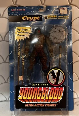 Figura de acción McFarlane Toys Rob Liefeld's Youngblood CRYPT Ultra 1995 serie 1 Foto 1 de 2