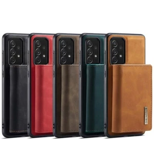 Dreifache Geldbörse Handyhülle mit Halter für Samsung Galaxy A13 A53 A33 A52 - Bild 1 von 62