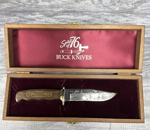 BUCK SPIRIT OF '76 Bicentennial Hunting Knife #4572, w/ coin & box - Picture 1 of 20