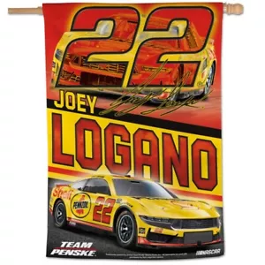 Joey Logano #22 Pennzoil Shell 28"x40" vertikale Banner Flagge NEU Wincraft 🏁 - Bild 1 von 1