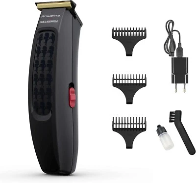 Tagliacapelli Rowenta Karl Lagerfeld TN182LF0, lame titanio, 90 min autonomia - Immagine 1 di 4