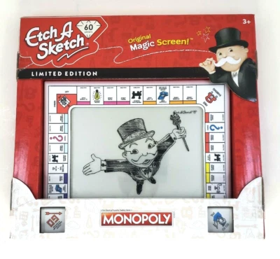 ETCH A SKETCH 60th Anniversary Monopoly Edition. LIMITED EDITION. New in Box - Image 1 of 3