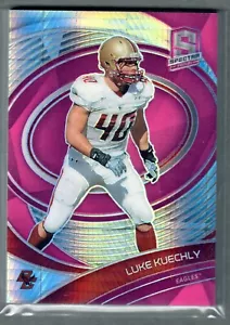 2022 Chronicles Draft Picks Spectra Luke Kuechly Pink Prizm #/75 SP - Picture 1 of 2