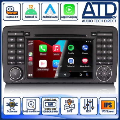 Carplay Radio per Mercedes Classe R500 Android Auto W251 V251 Sat Nav Head Unità - Immagine 1 di 4