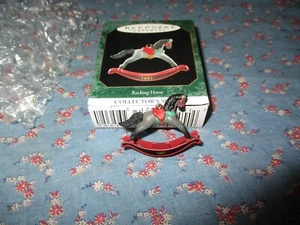 Hallmark Ornament Collector's Series Miniature Rocking Horse 1997 - Picture 1 of 4