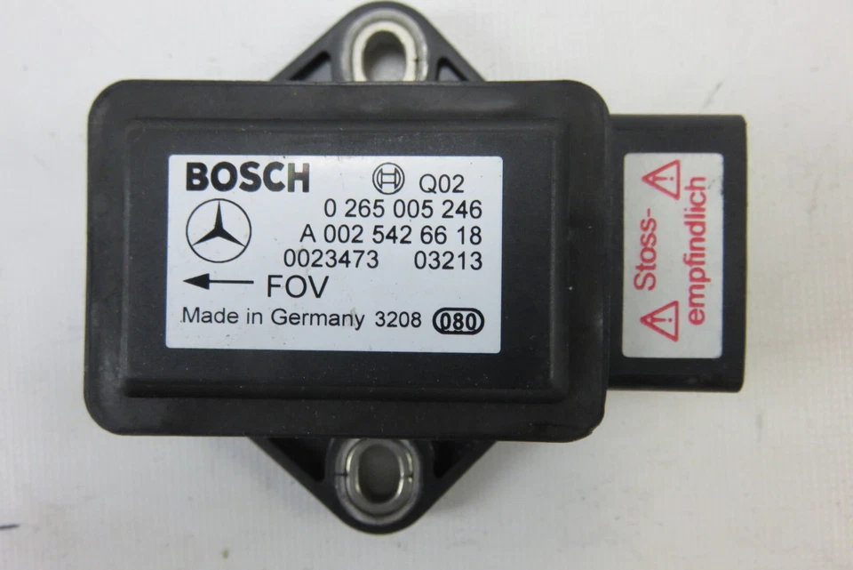 Sensor Mercedes R230 SL55 SL500, velocidad de guiñada, 0025426618 Foto 1 de 1