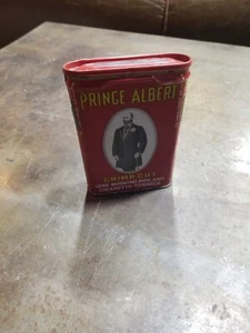 Prince Albert Crimp Metal Tabaco Tabaco Lata Vacía Coleccionable Gran Forma 517 - Imagen 1 de 5