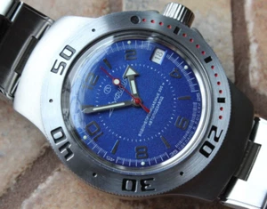 Vostok AMphibian automatic wrist watch 060007 - Picture 1 of 11