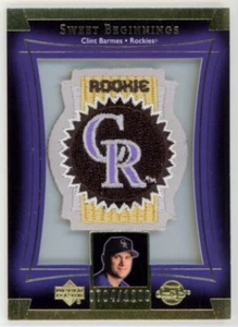 2003 Upper Deck Sweet Spot Sweet Beginnings Clint Barmes Rookie Card  /1200 - Picture 1 of 2