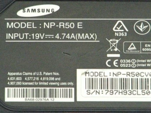 Case Down Samsung NP-R50 Notebook 10070094-24100 - Afbeelding 1 van 1