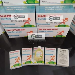 Sunrider Sunbreeze Essential Oil 5X0.17fl.oz 5X5ml Muscle Ache Pain Relief FREE - Picture 1 of 6