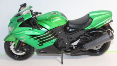 Maisto Kawasaki Ninja ZX-14R 1/12 Scale Diecast Assembly Line Motorcycle *READ* - Image 1 of 4