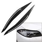 For Bmw 5 Series F10 14-16 Carbon Fiber Car Headlight Eyebrows Eyelid Cover Trim