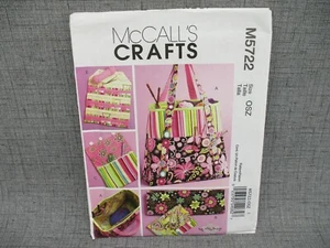 McCall's Crafts M5722 Satchel Circular Knitting Needle Organizer Pouch Pattern - Picture 1 of 6