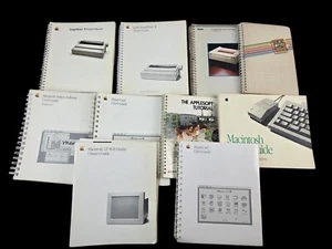 Apple Macintosh Lot: Vintage Guides, Manuals, Booklets ImageWriter II Apple II - Picture 1 of 20