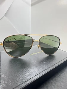 Linda Farrow Sunglasses LFL702C4SUN Aviator MRSP $835 NWB - Picture 1 of 5