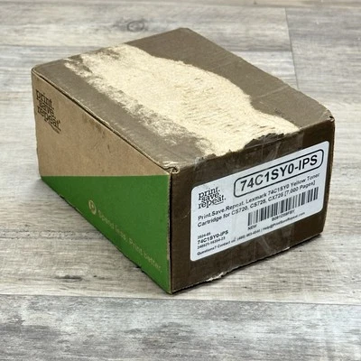 Print.Save.Repeat. Lexmark 74C1SY0 Yellow Toner Cartridge CS720, CS725, CX725 Foto 1 de 4