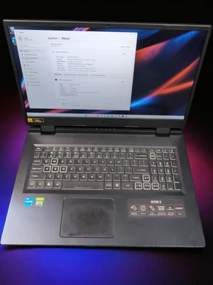 Acer Nitro 5 N22C2 17.3" i5-12gen 3.1GHz 8GB RAM 512GB GeForce RTX 3050 +charger - Image 1 of 4