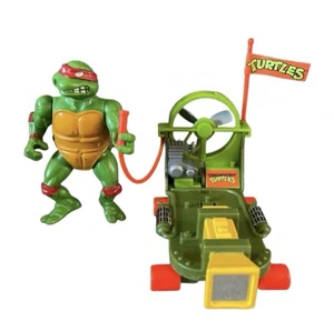 1988 Teenage Mutant Hero Turtles TMNT Cheap Skate W/ Raphael Figure - Picture 1 of 13