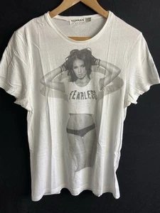 Men’s Topman Amy Childs Fearless T Shirt. Size Medium. - Picture 1 of 3