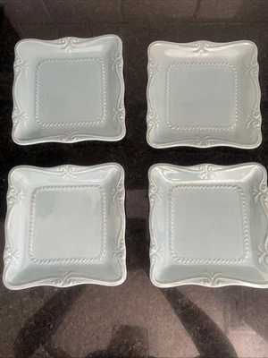 Southern Living Gallery Pacific Blue Accent Salad Plates, 7.5" Plates, Set of 4 - Image 1 of 4