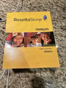 Rosetta Stone French Level 1-5 Language  Learning (no Headphones) - Picture 1 of 13