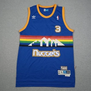 Allen Iverson Denver Nuggets Jersey Men Large Adidas Hardwood Classics Length +2 - Picture 1 of 13