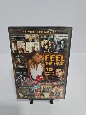 Feel The Heat 10 Thriller Movies RARE DVD 2 Disc Set New Factory Sealed OOP - Image 1 of 4