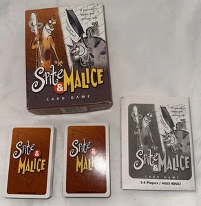 Spite & And Malice Double Deck Card Game 40358 Parker Brothers Hasbro 2002 - Picture 1 of 3