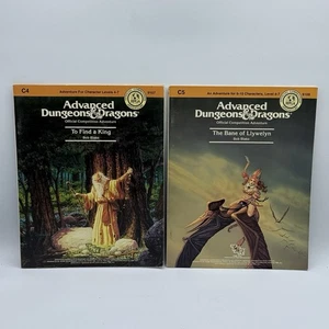 Dungeons and Dragons C4/C5 stampe originali vintage per trovare un re Bob Blake - Foto 1 di 8