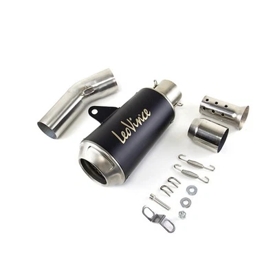 ZX6R Ninja 2009-2025 for Kawasaki ZX636 Exhaust Set Mid Link Pipe Muffler Black - Image 1 of 4