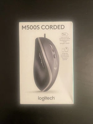 Logitech - M500s Advanced Wired Optical Mouse with Hyper-fast Scrolling & Tilt - - Image 1 of 2